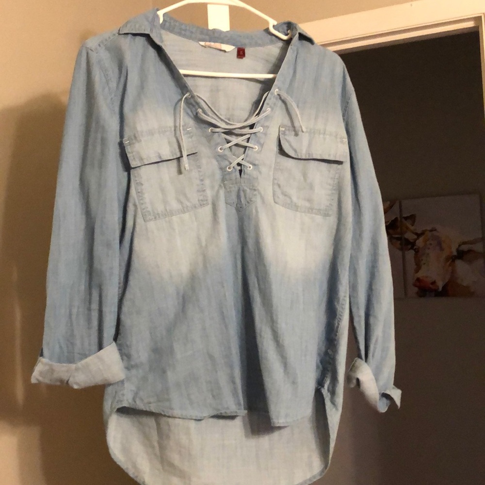 Denim top